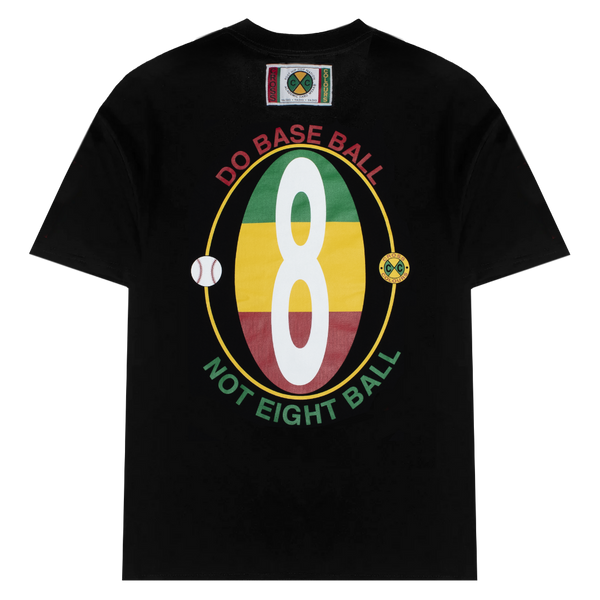 Cross Colours 8 Ball T-Shirt - Black