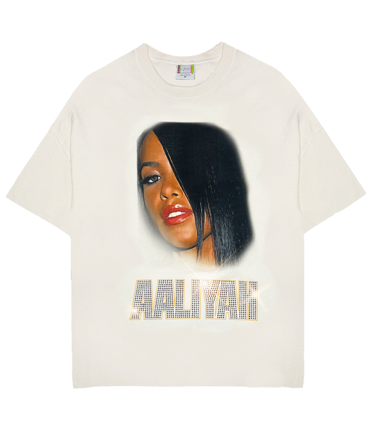 Cross Colours x Aaliyah Bling T Shirt - Off White