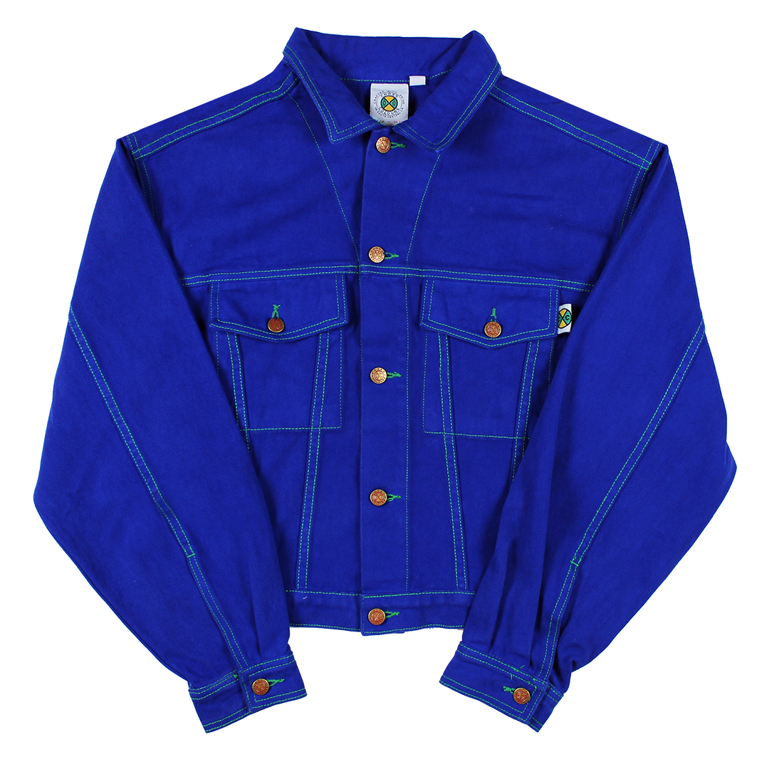 Cross Colours Classic Drop Shoulder Jacket - Cobalt Blue
