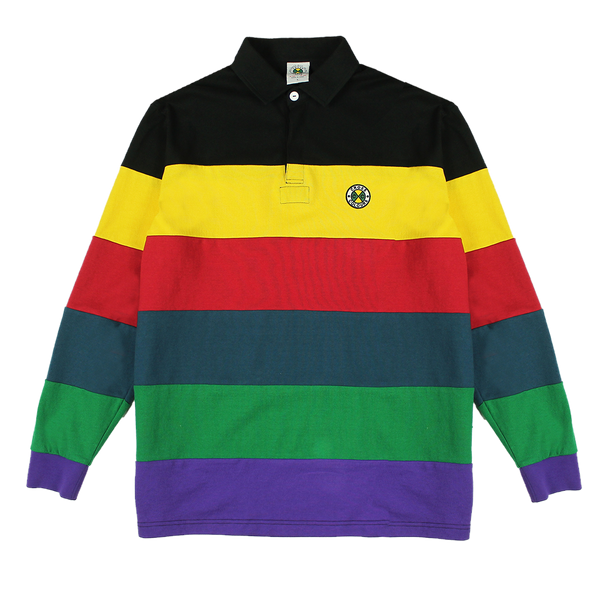 CrossColoursRetroStripeLSRugby