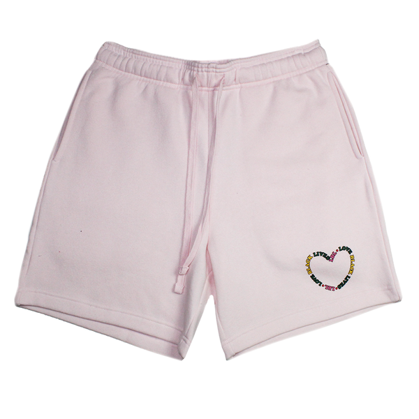 Pink Heart boxer shorts (white edition)