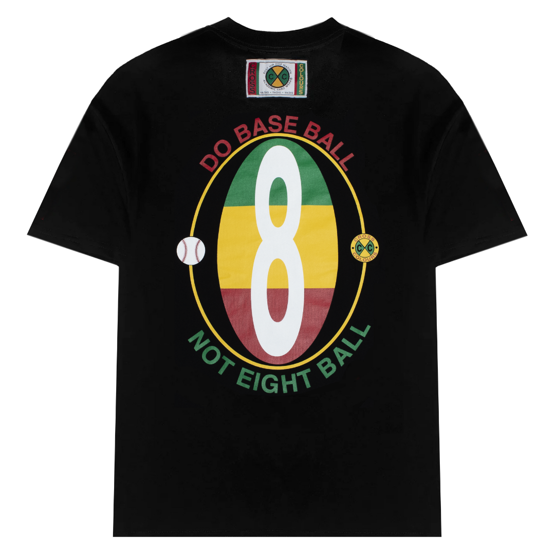 Cross Colours 8 Ball T-Shirt - Black