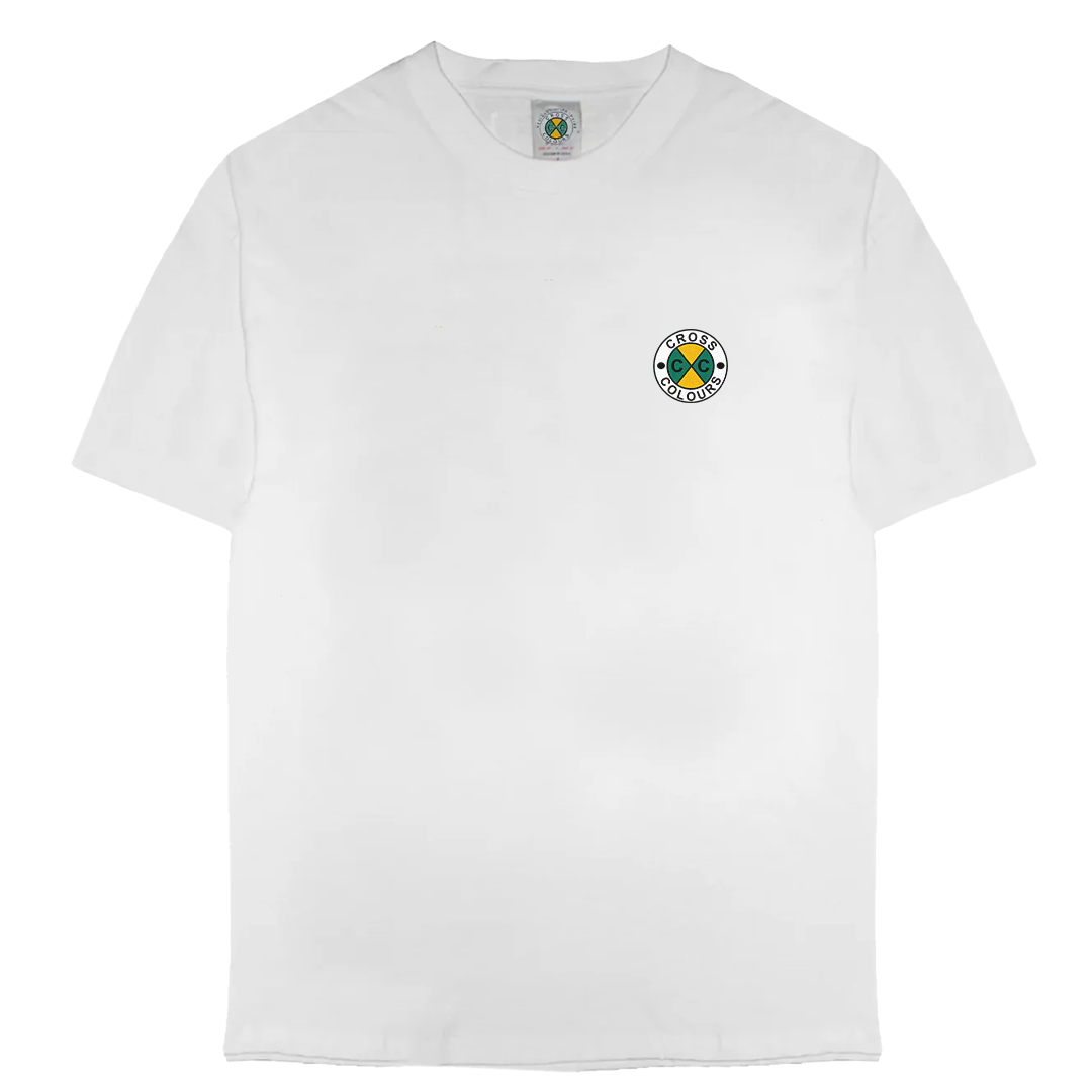 Cross Colours Circle Logo T Shirt - White