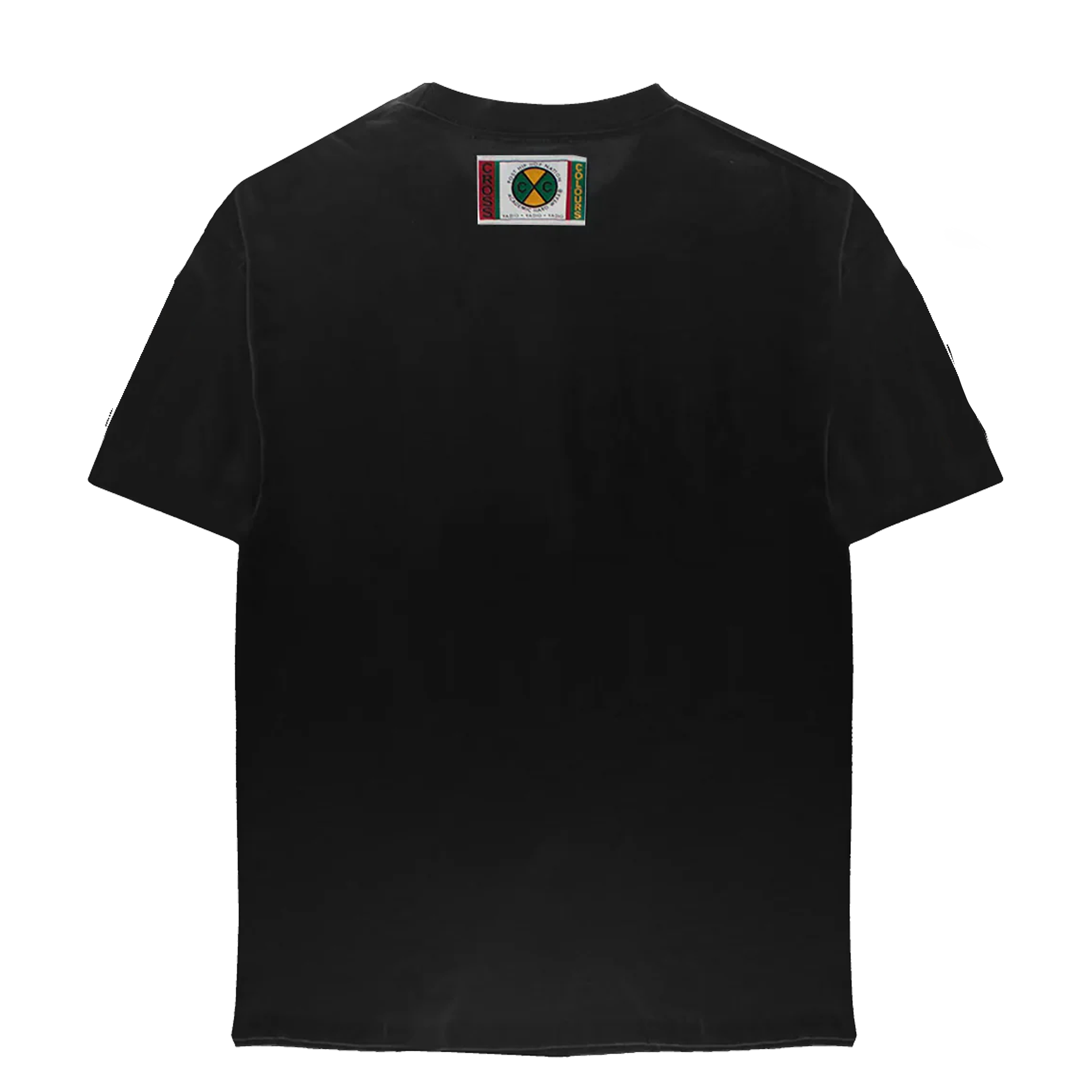 Cross Colours Label Logo T-shirt - Black
