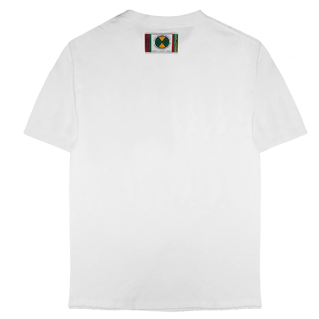 Cross Colours Label Logo T-shirt - White