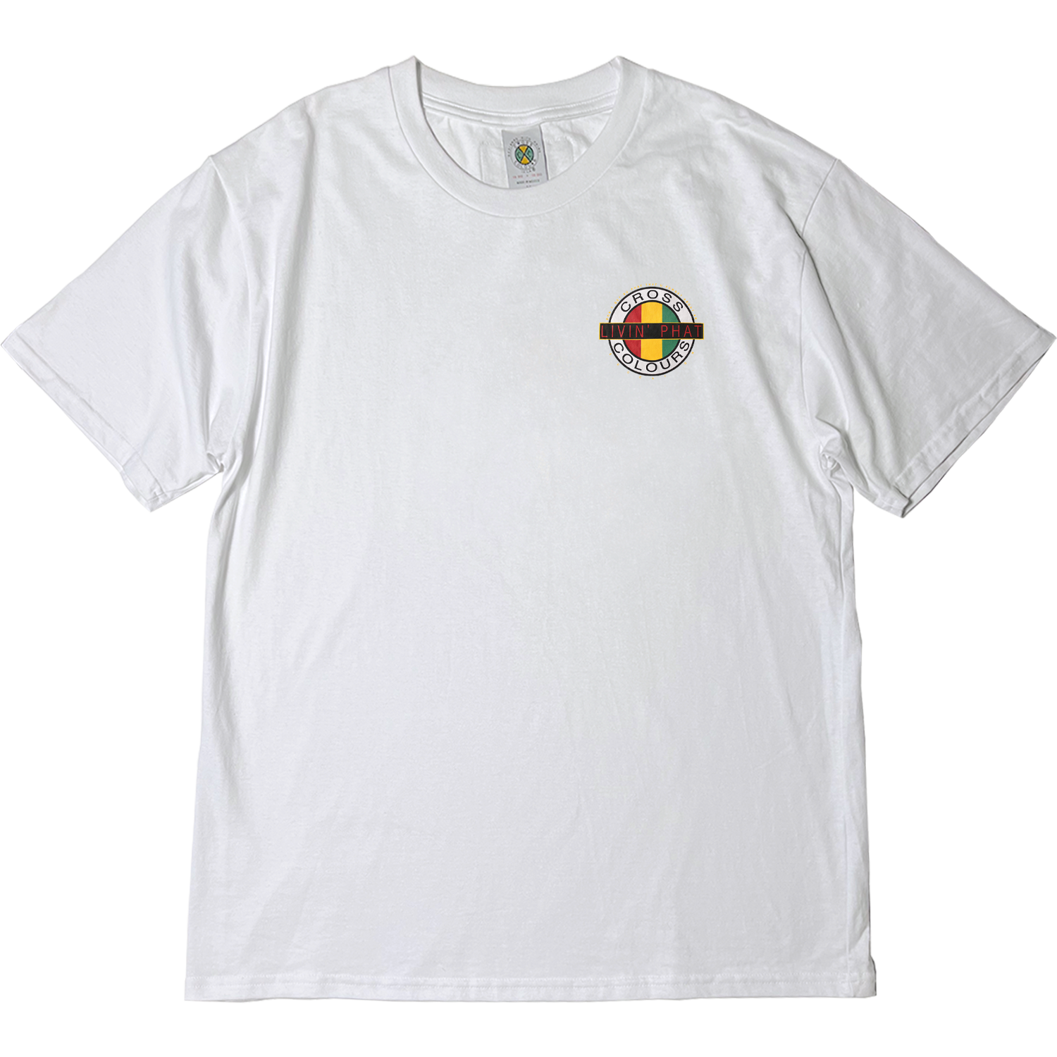 Cross Colours Livin Phat T-Shirt- White