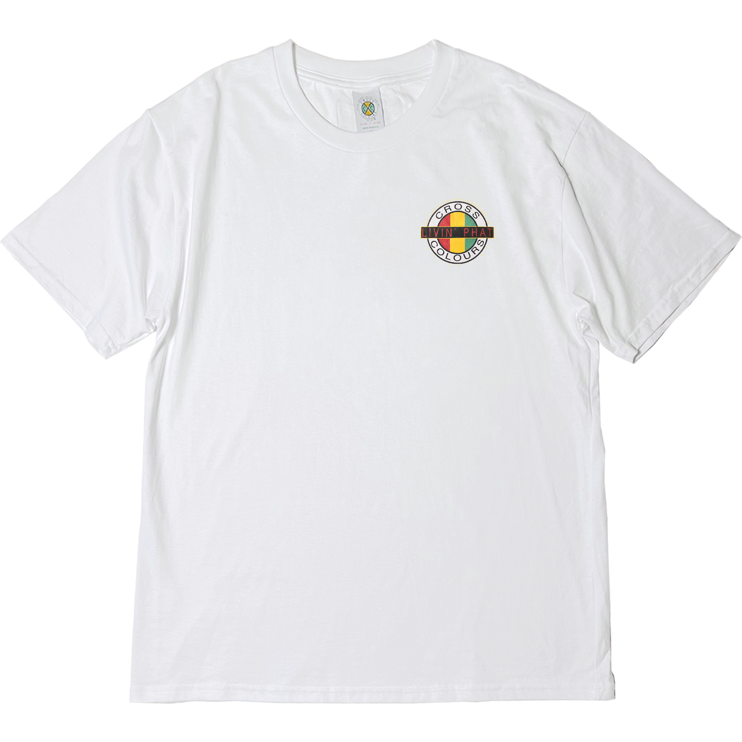 Cross Colours Livin Phat T-Shirt- White