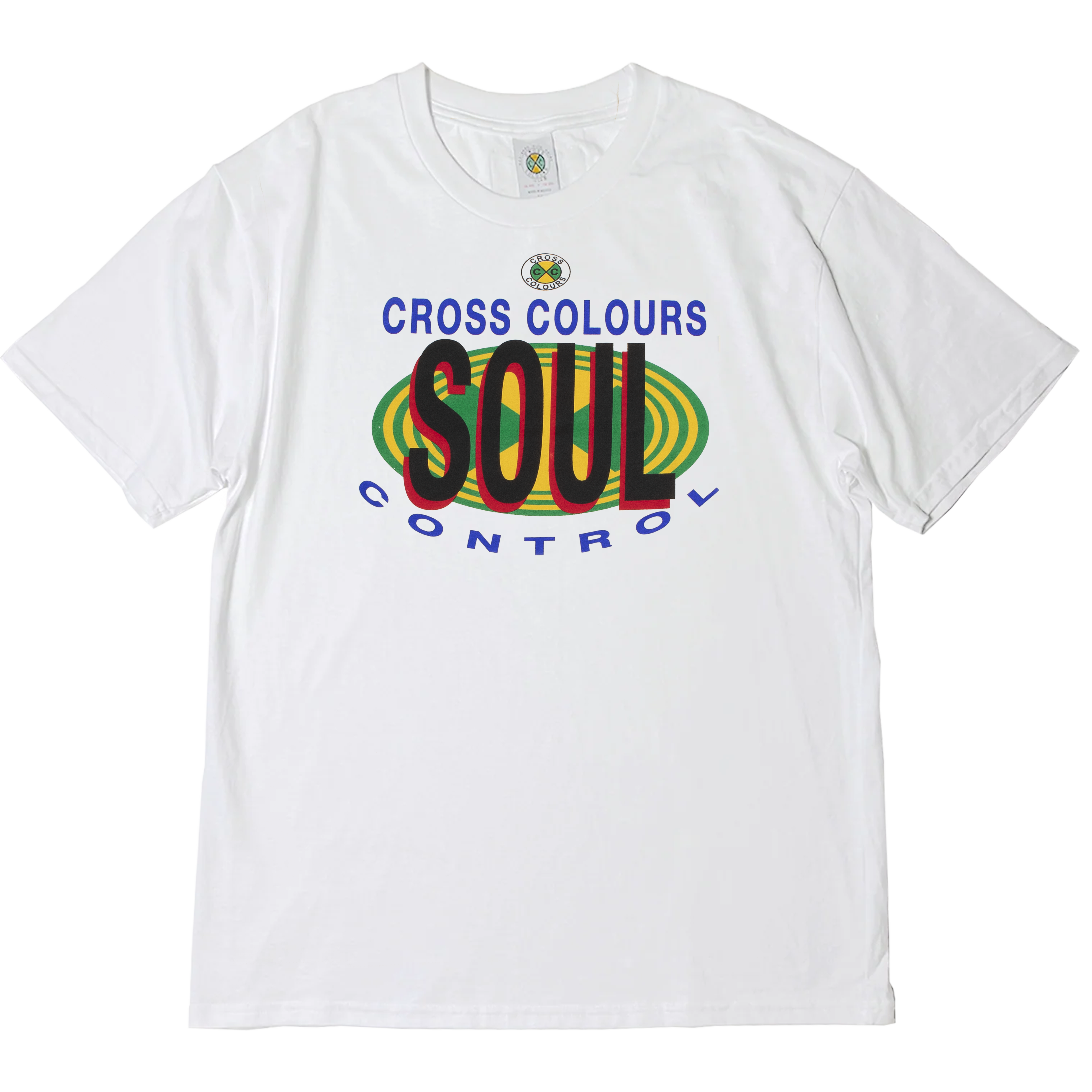 Cross Colours  Soul Control  T-Shirt - White