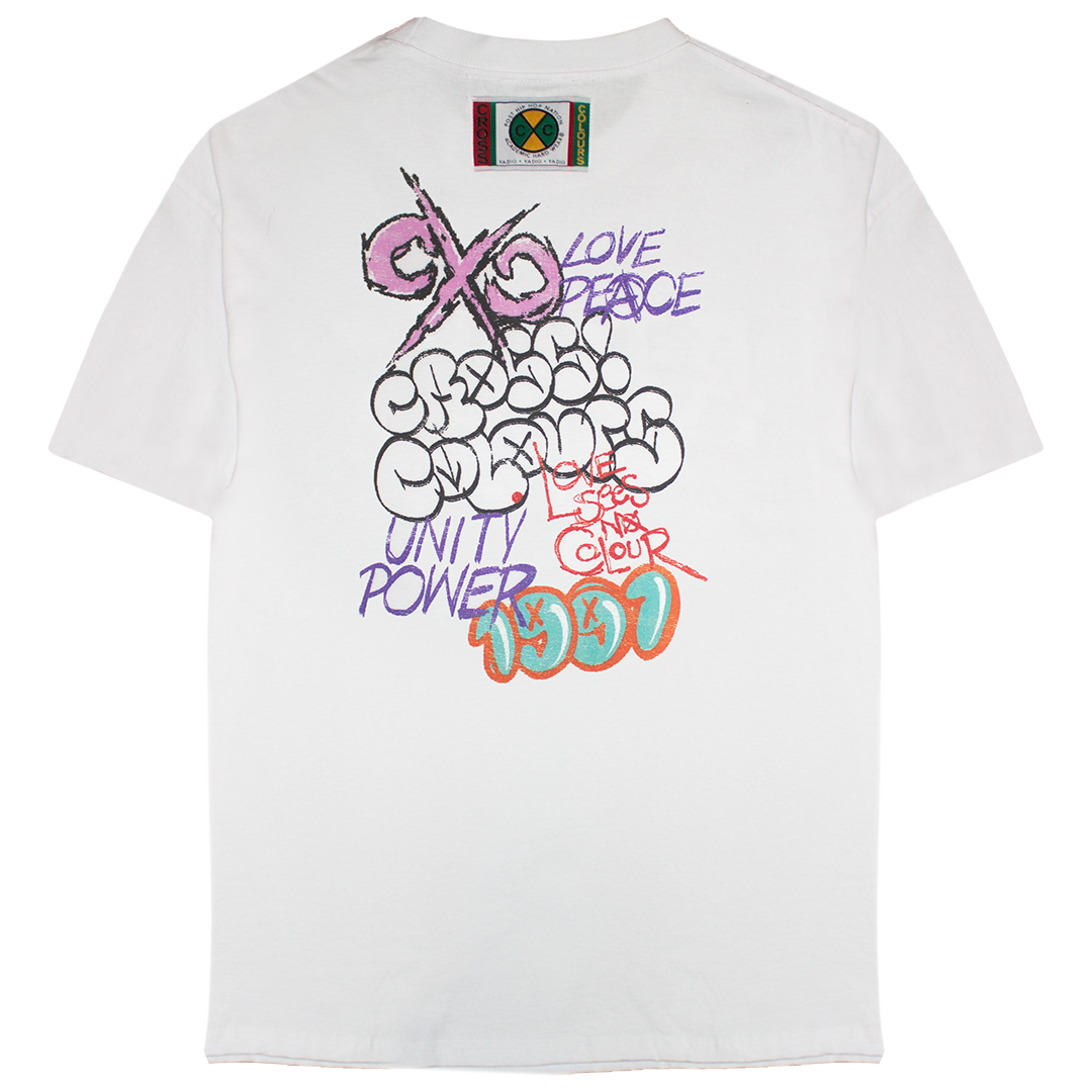 Cross Colours Graffiti T-shirt - White