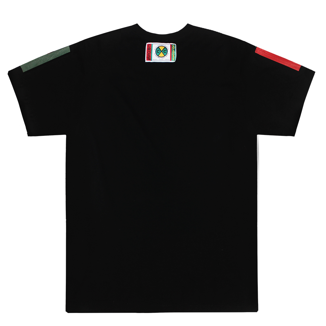 Cross Colours Label Logo T-shirt - Black