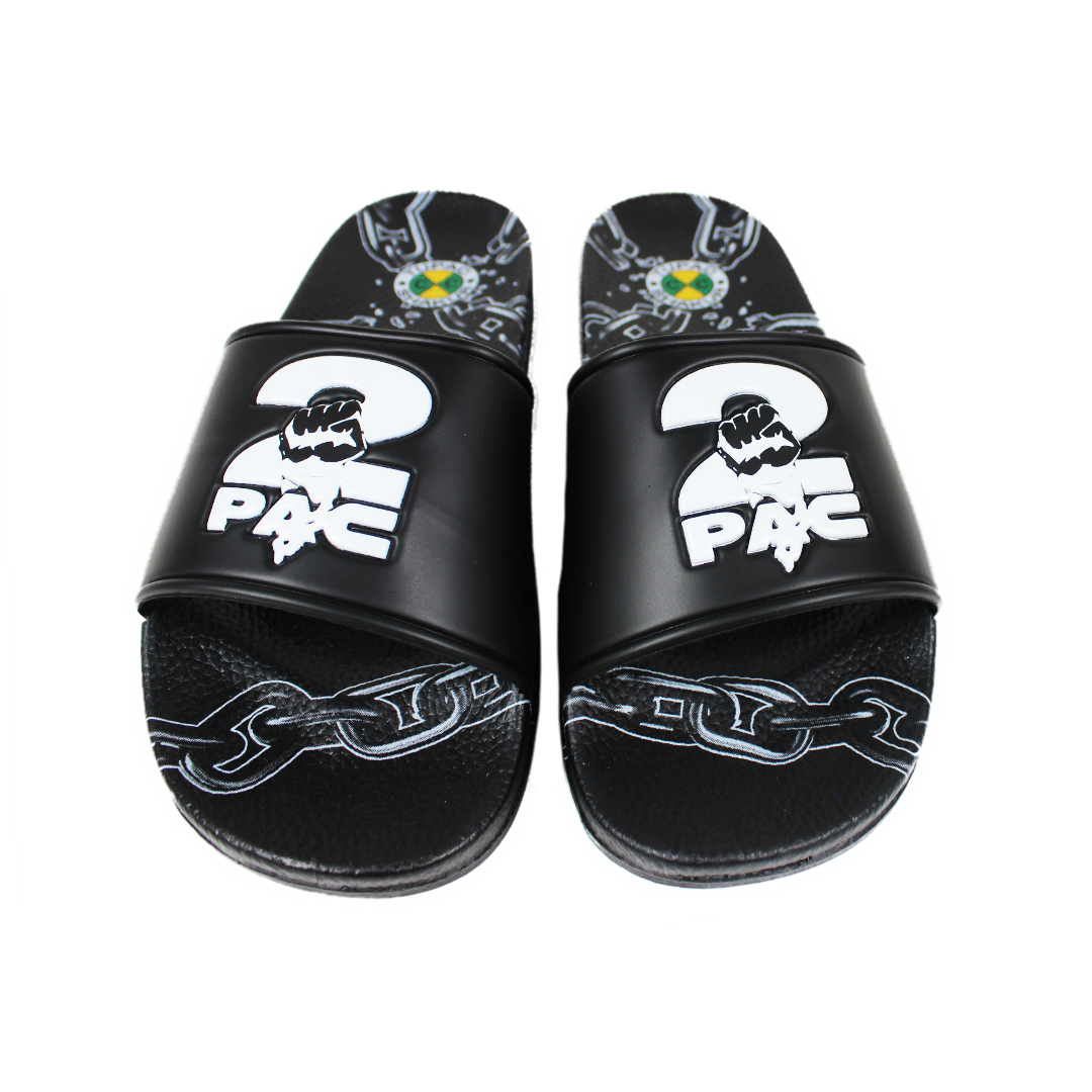 2Pac Chain Slides (Men's) - Black