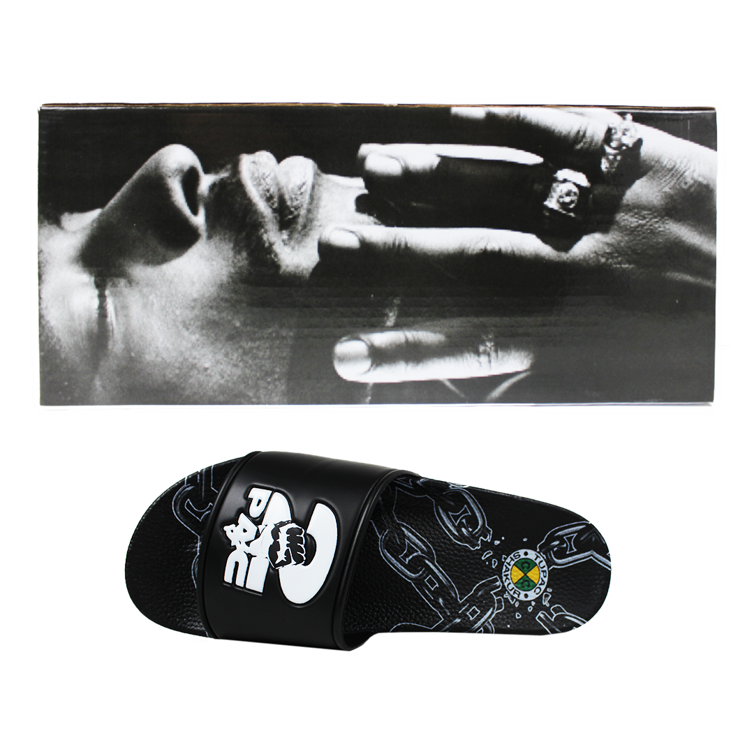 2Pac Chain Slides (Men's) - Black