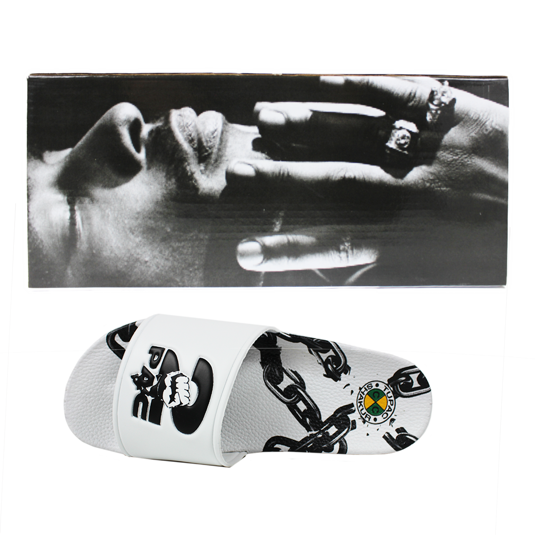 2Pac Chain Slides (Women's) - White