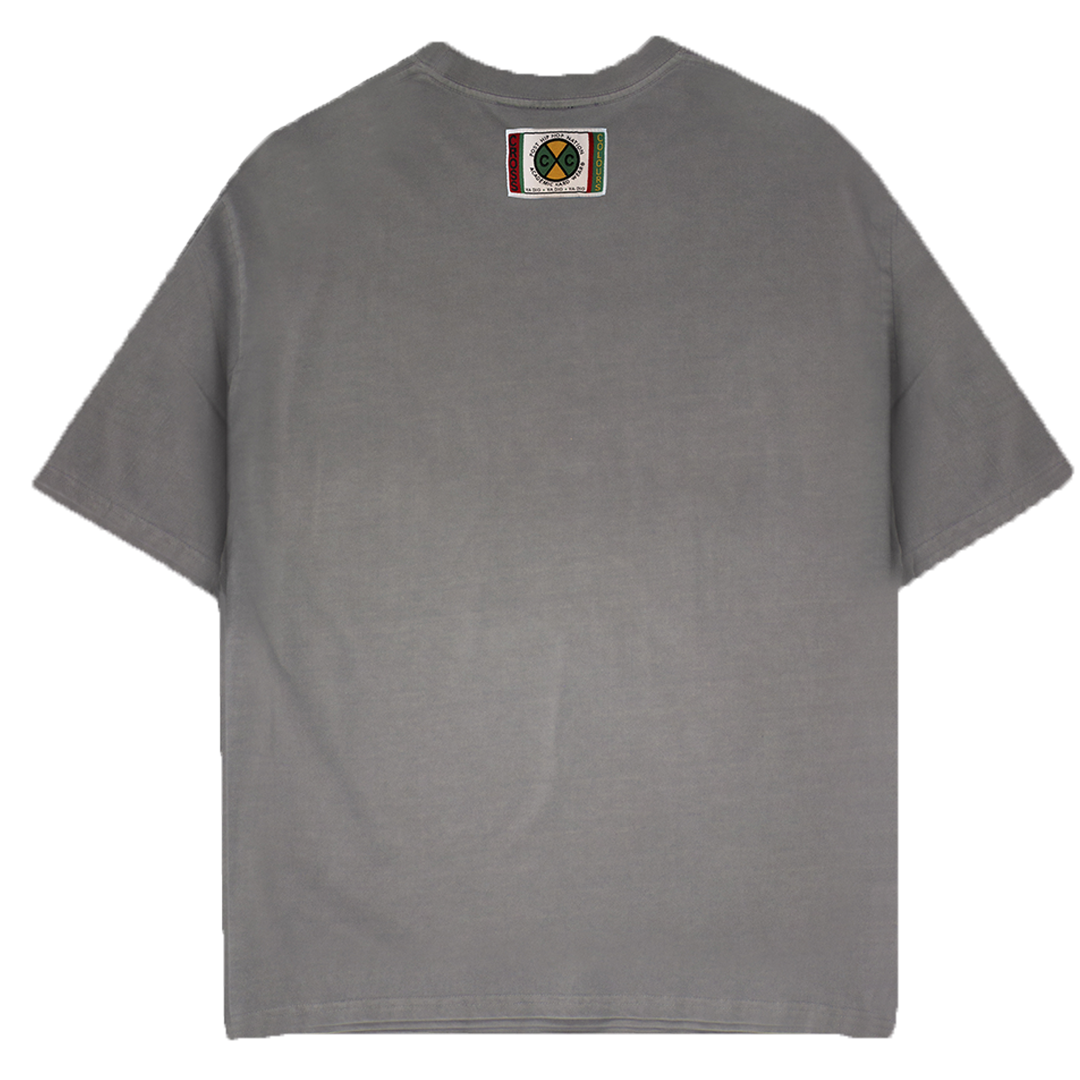 Cross Colours x Snoop Dogg Bling T Shirt - Vintage Pigment Cement