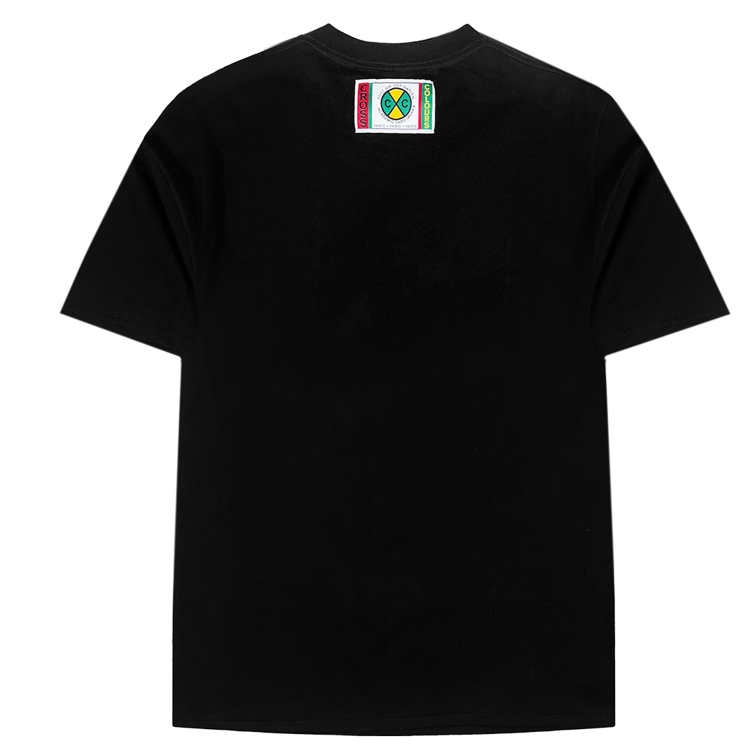 Cross Colours X Skate Nation Ghana Flames T-shirt - Black