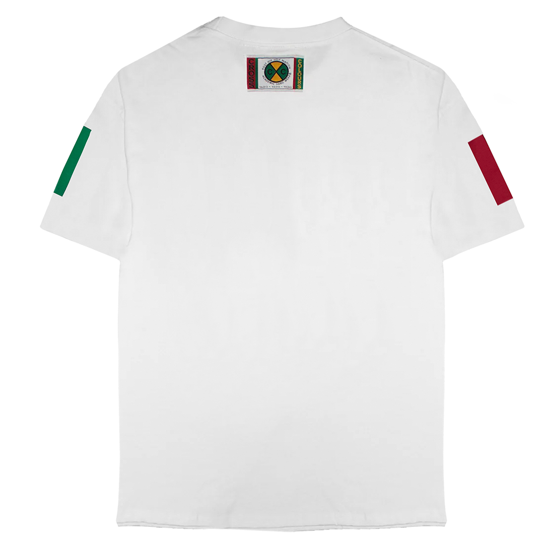 Cross Colours Label Logo T-shirt - White