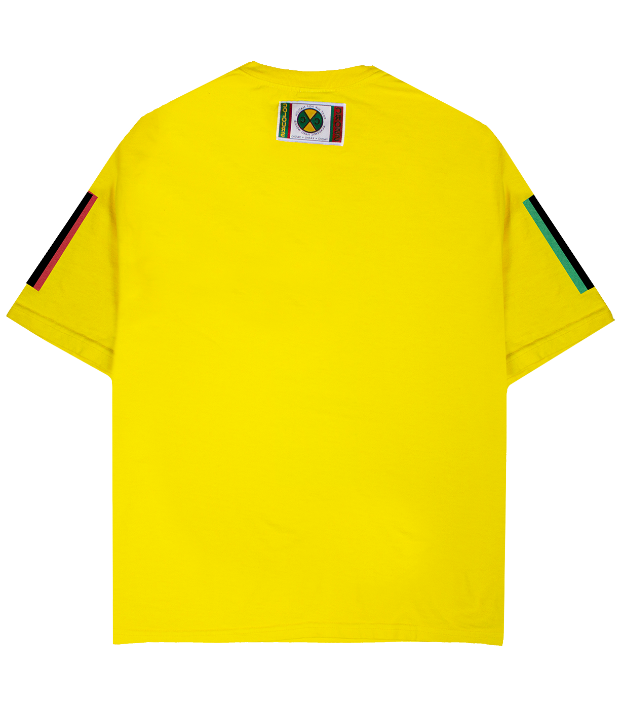 Cross Colours Flag Logo T-shirt - Yellow