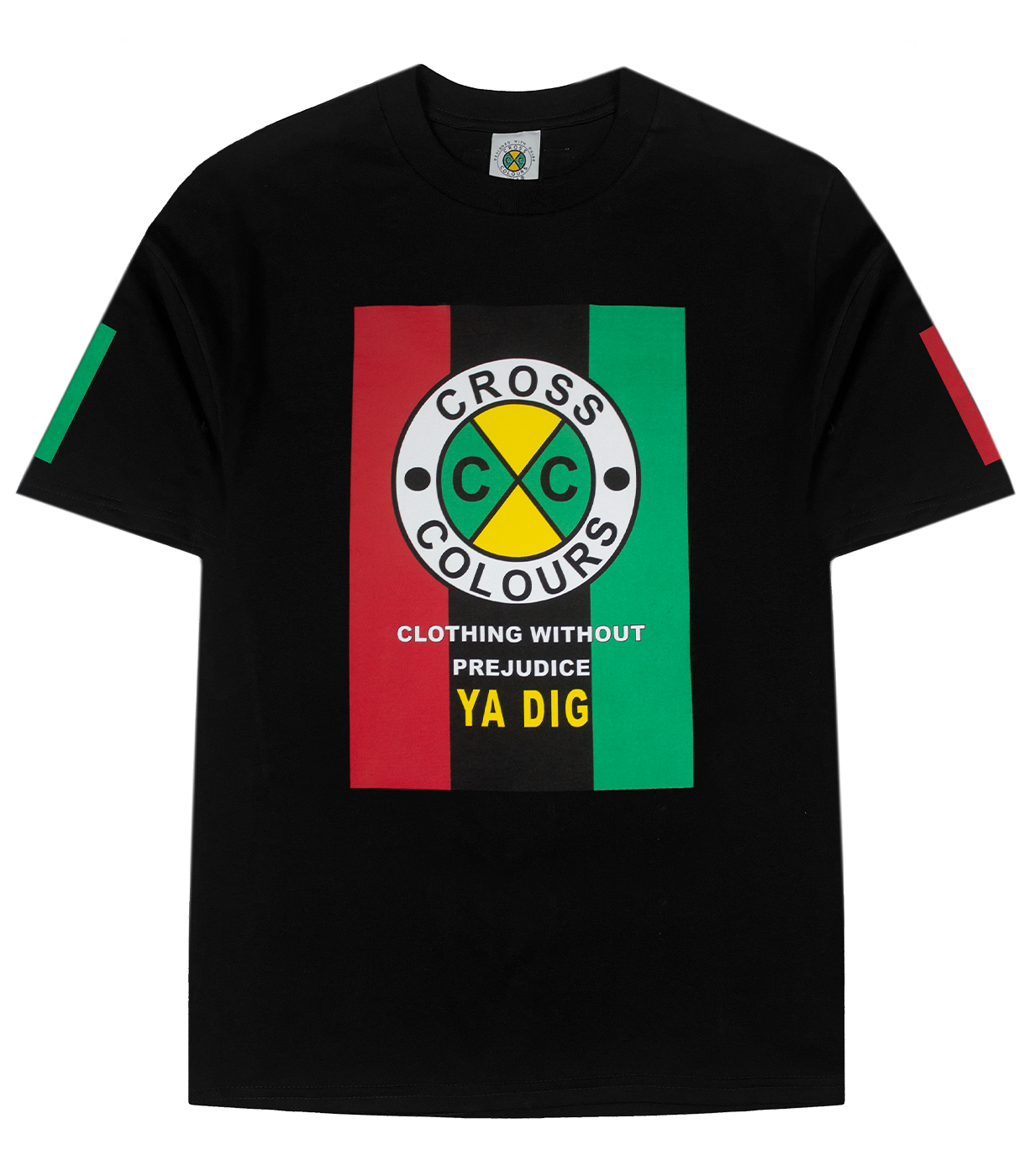 Cross Colours  Flag Logo T-shirt - Black