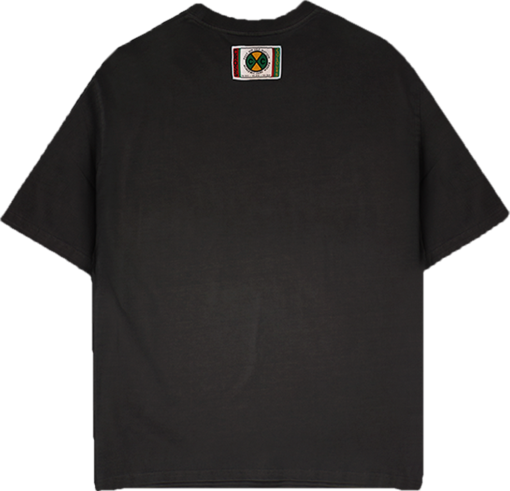 Cross Colours x T-Boz Bling  T Shirt - Vintage Black