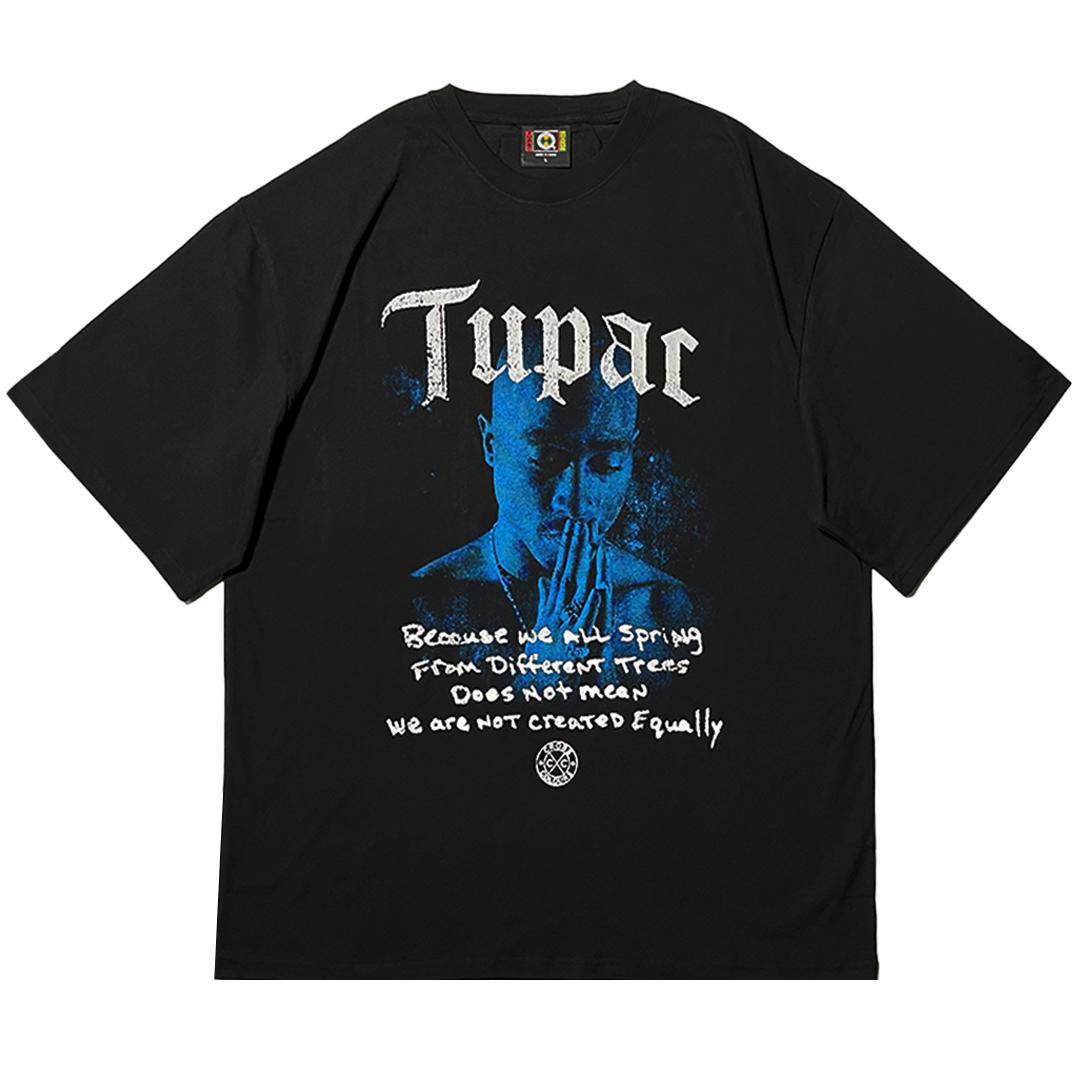 Tupac x Cross Colours Blossom In Darkness T-Shirt