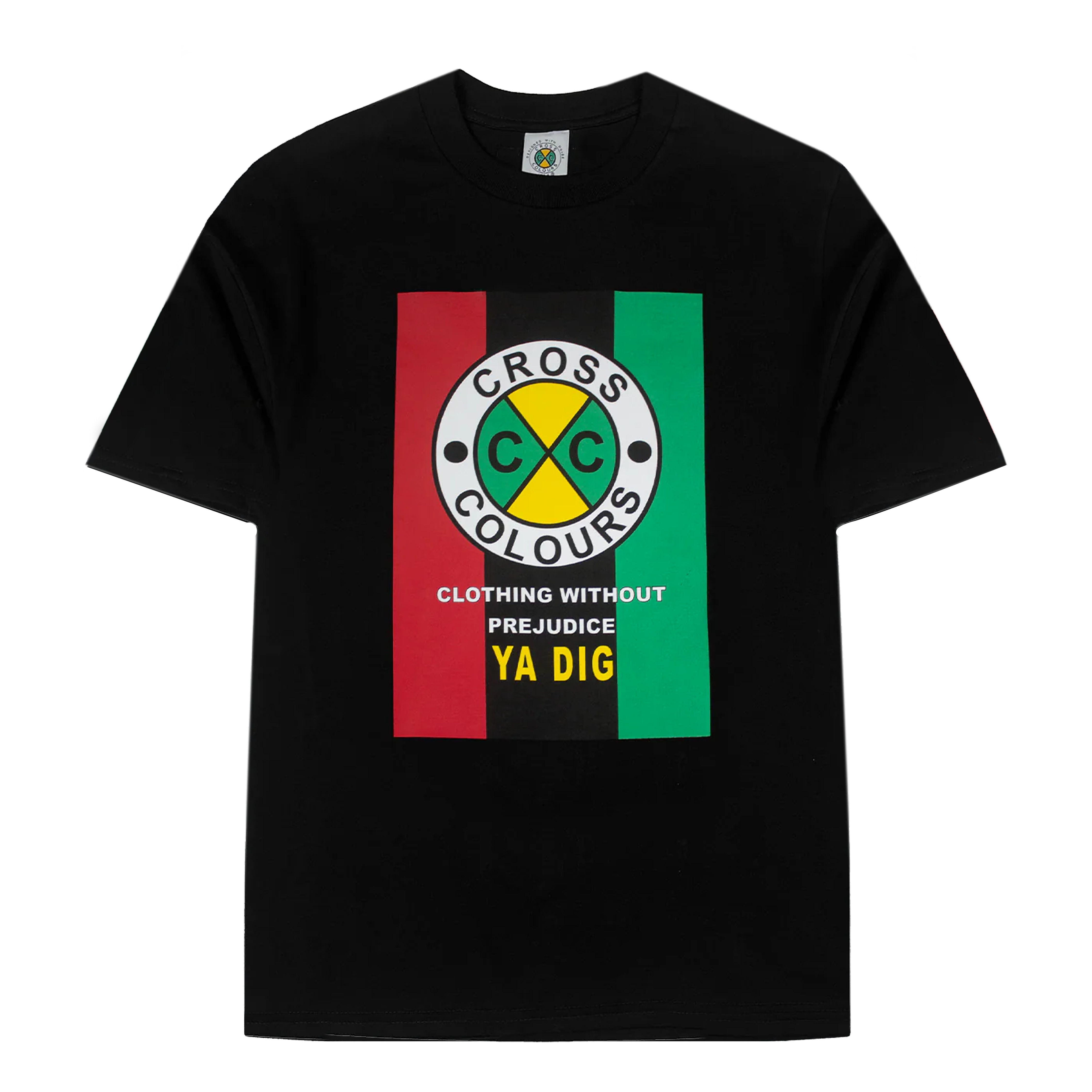 Cross Colours  Flag Logo T-shirt - Black