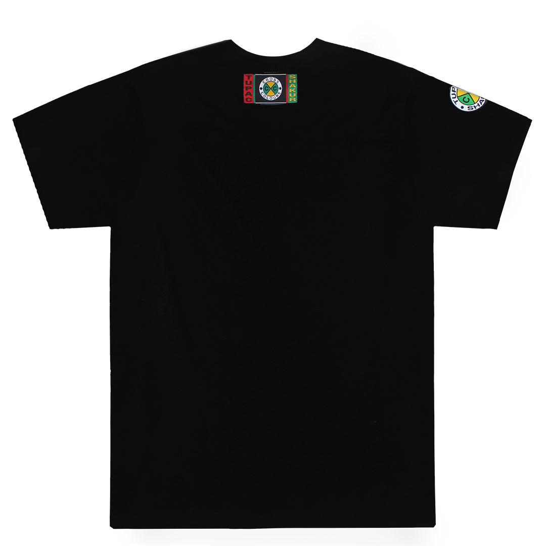 Cross Colours Tupac Poet T-shirt - Black
