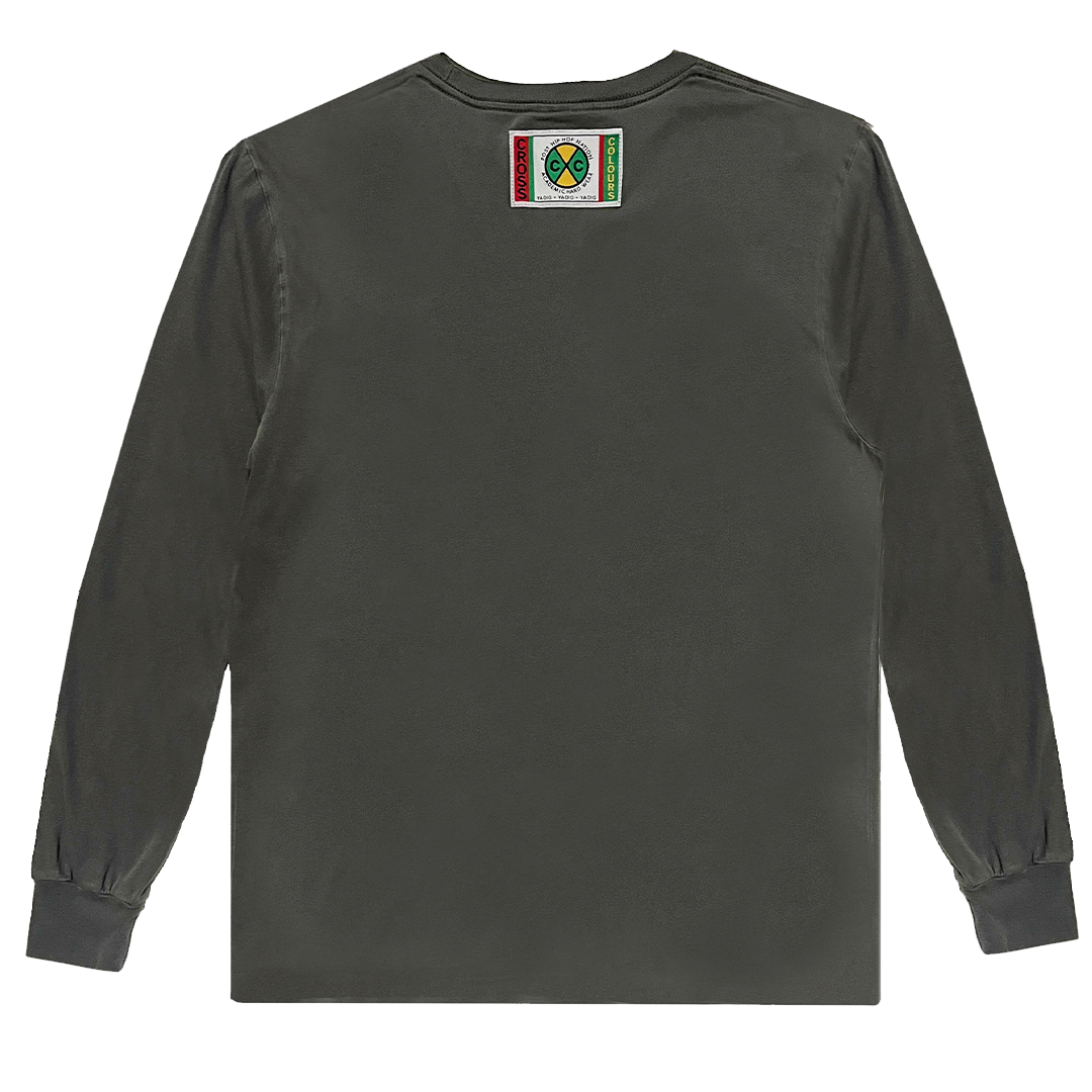Cross Colours Snoop Dogg Cali Sunset LS T Shirt - Vintage Black