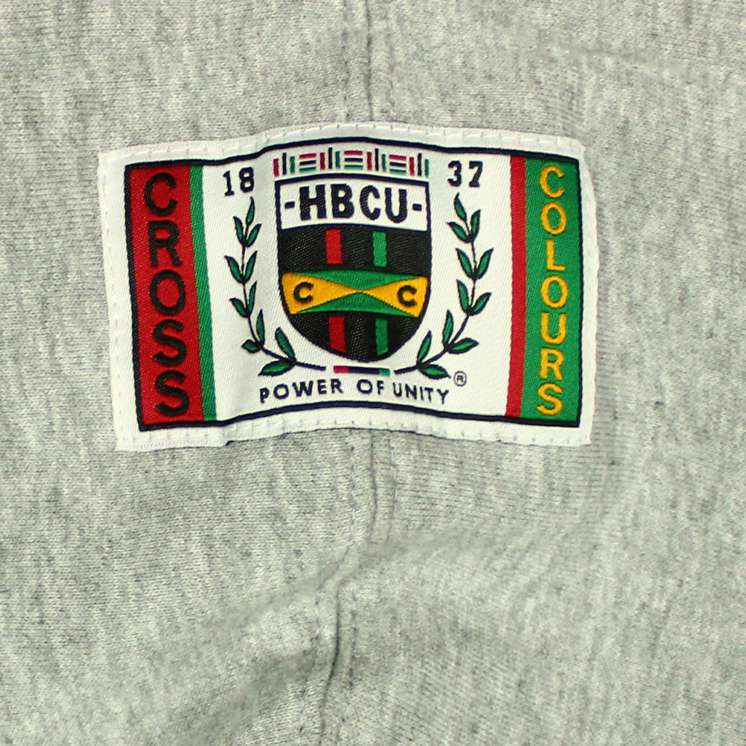 Cross Colours X HBCU Patches Hoodie - Heather Grey