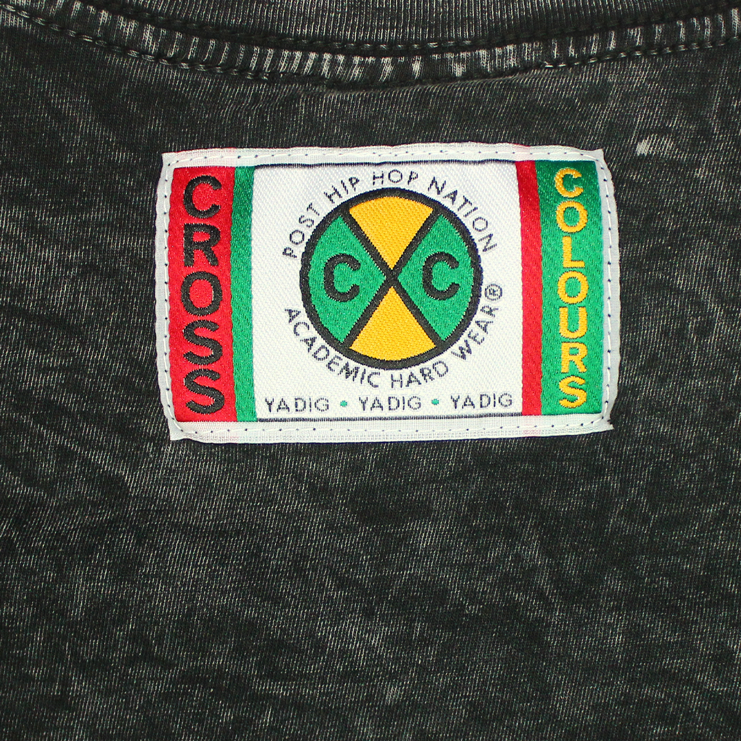 Cross Colours Snoop Dogg Transparent Crop LS T Shirt - Mineral Black