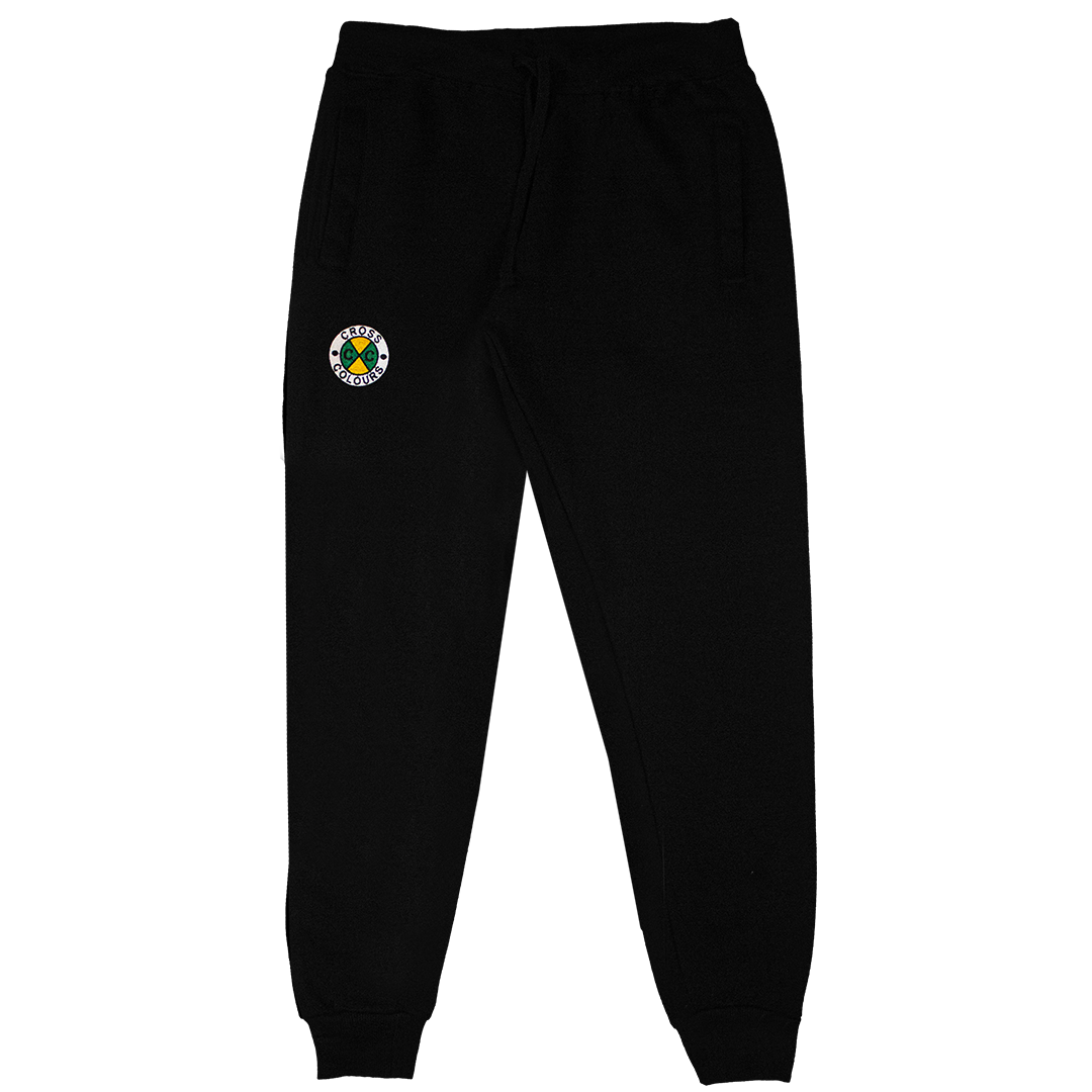 Cross Colours Circle Logo Jogger  - Black