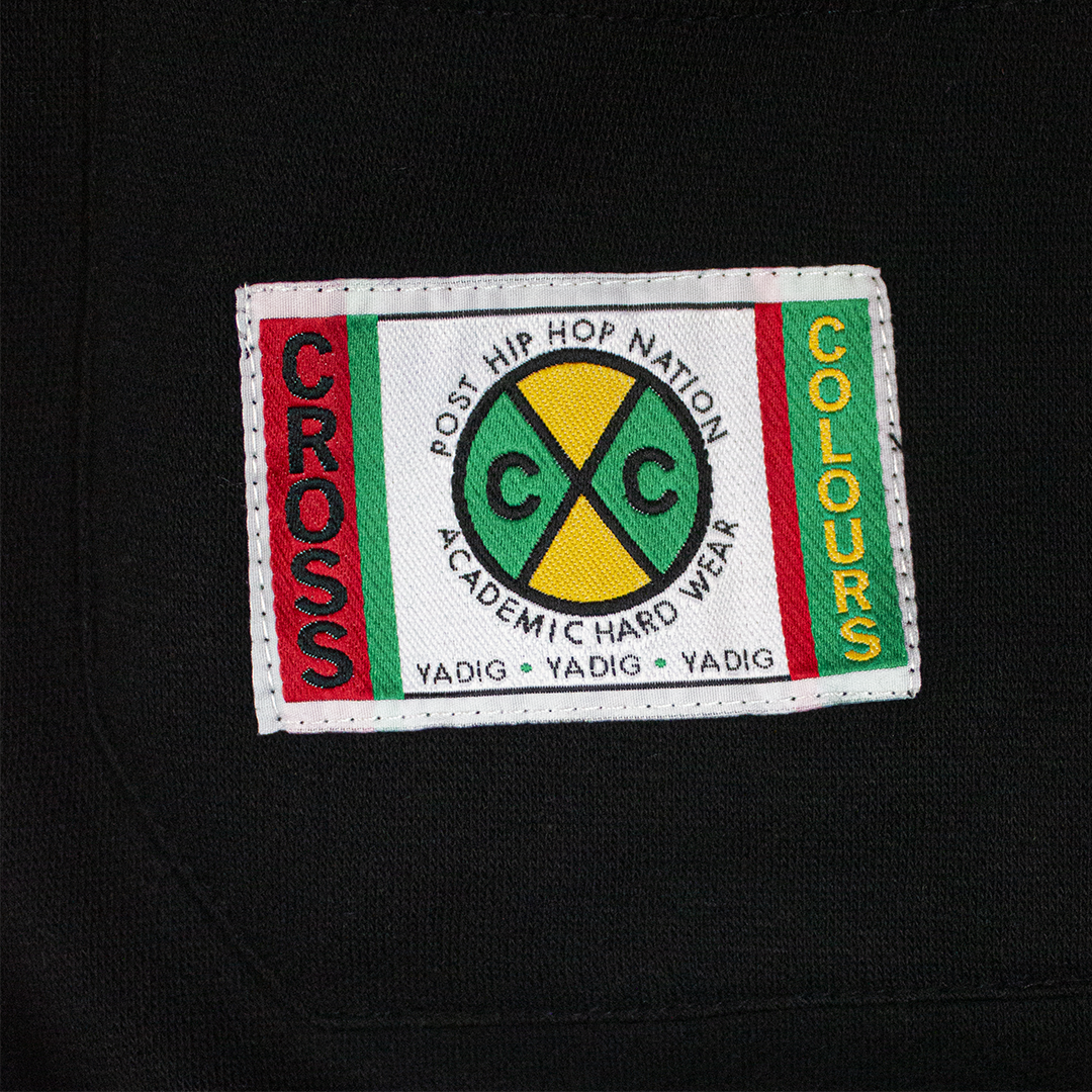 Cross Colours Circle Logo Jogger  - Black