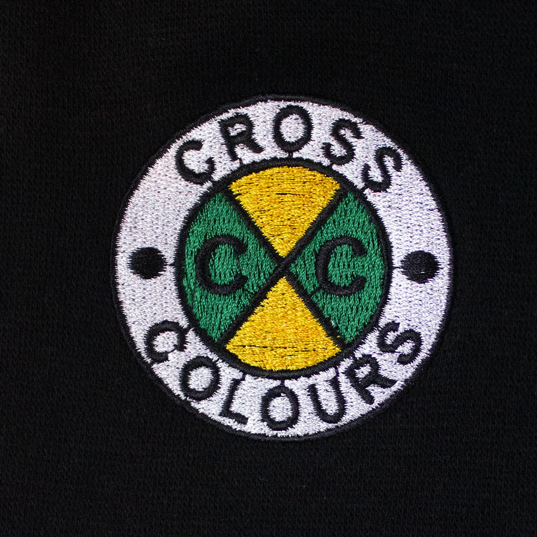 Cross Colours Circle Logo Jogger  - Black