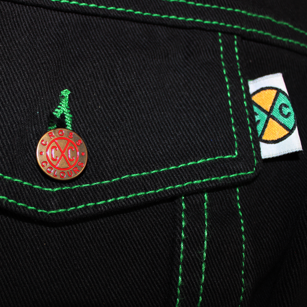 Cross Colours Classic Drop Shoulder Jacket - Black