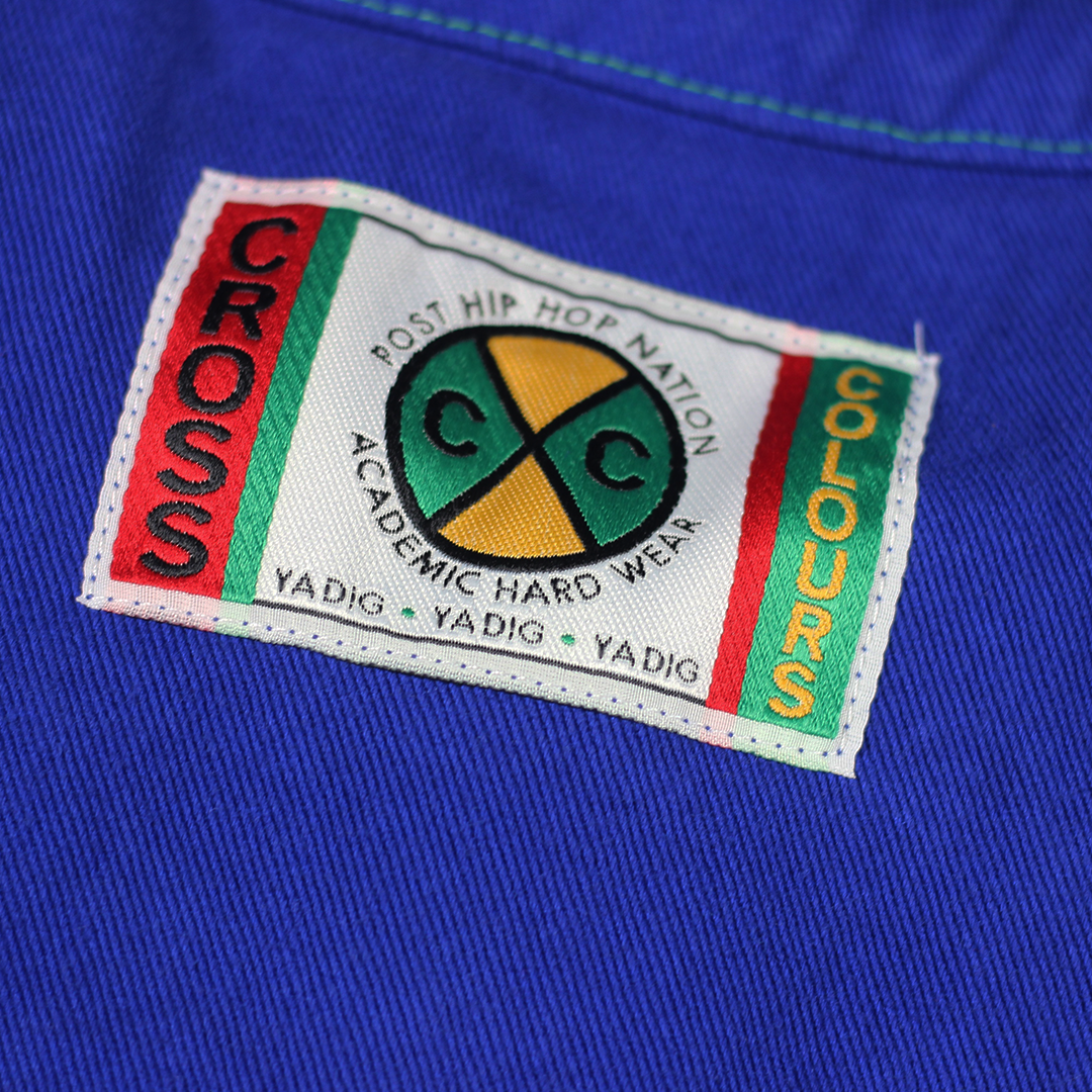 Cross Colours Classic Drop Shoulder Jacket - Cobalt Blue