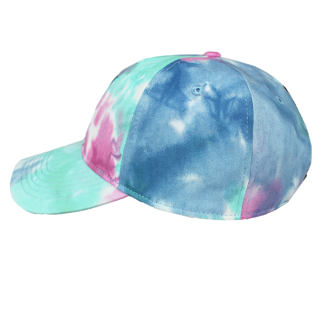 Cross Colours Flag Logo Dad Hat - Tie Dye