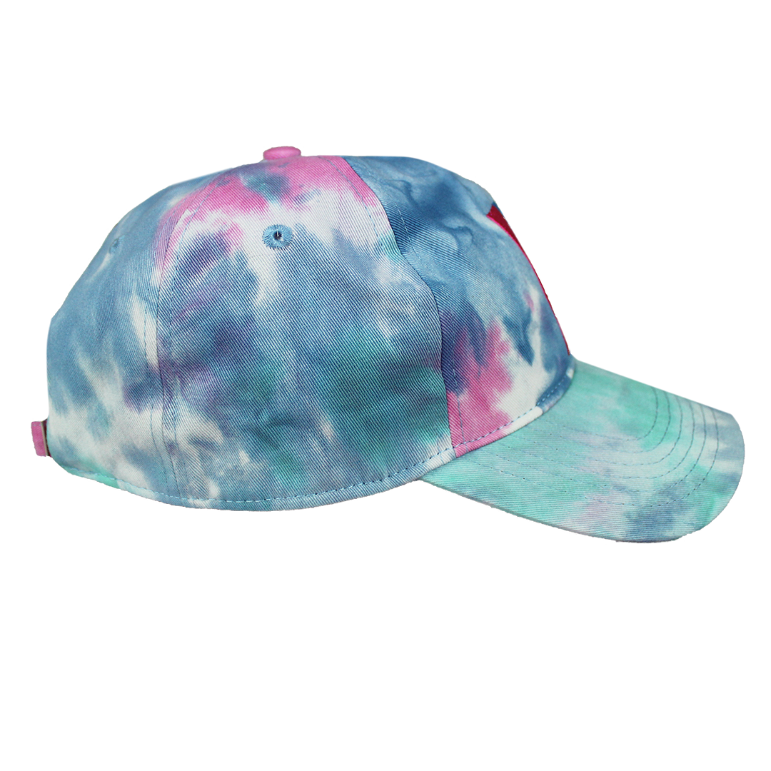 Cross Colours Flag Logo Dad Hat - Tie Dye