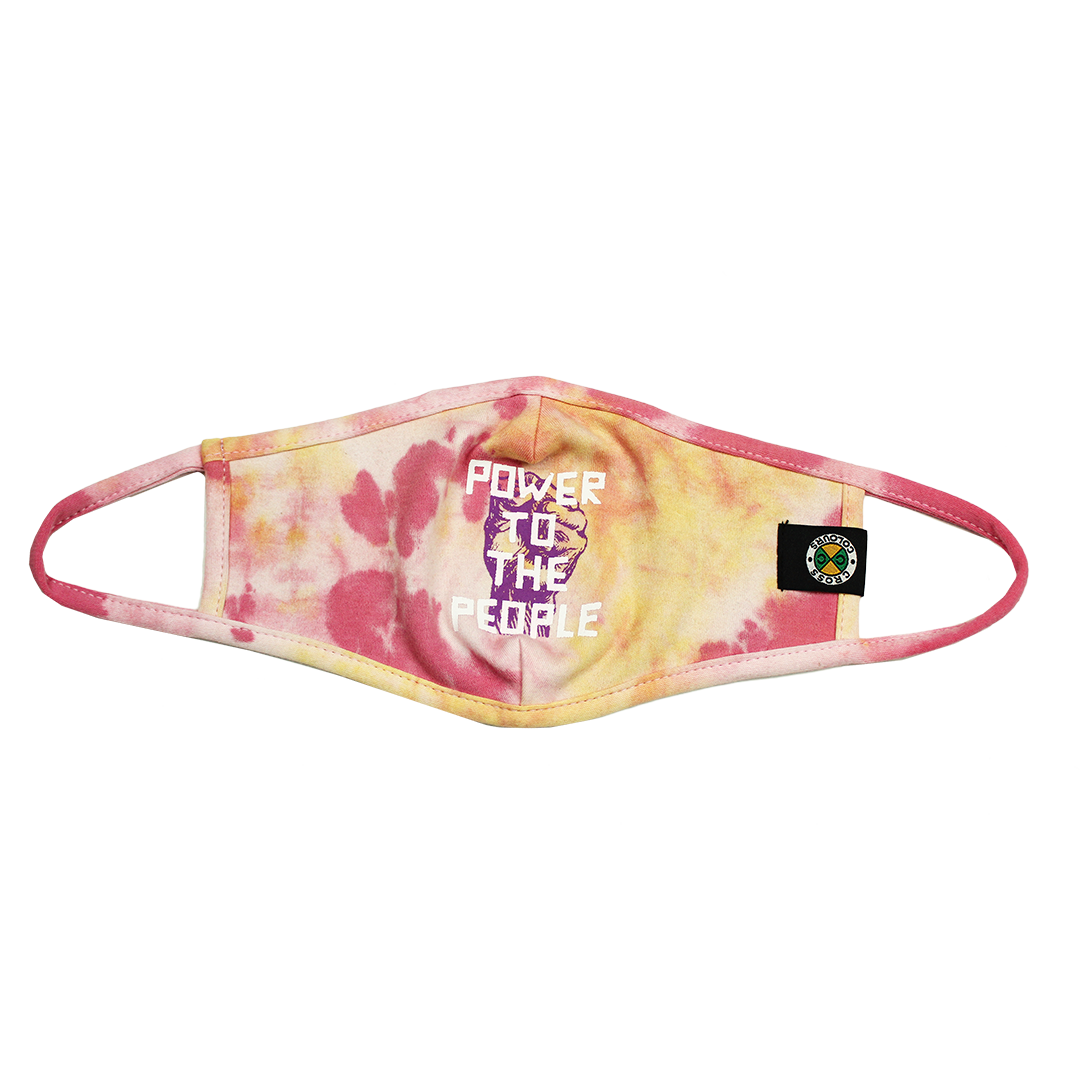 Cross Colours Power To The People Face Mask - Tie Dye