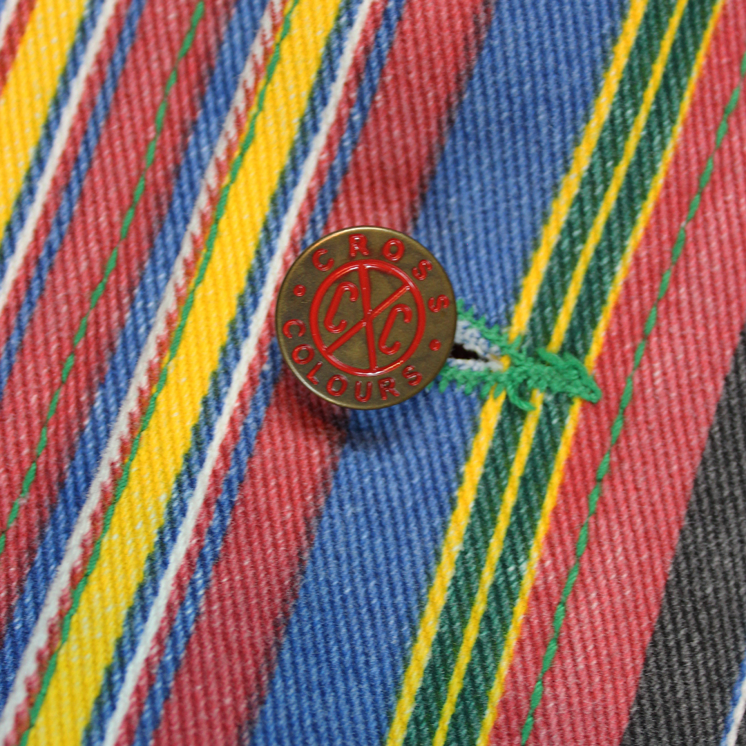 Cross Colours Stripe Hooded Barn Jacket - Multi