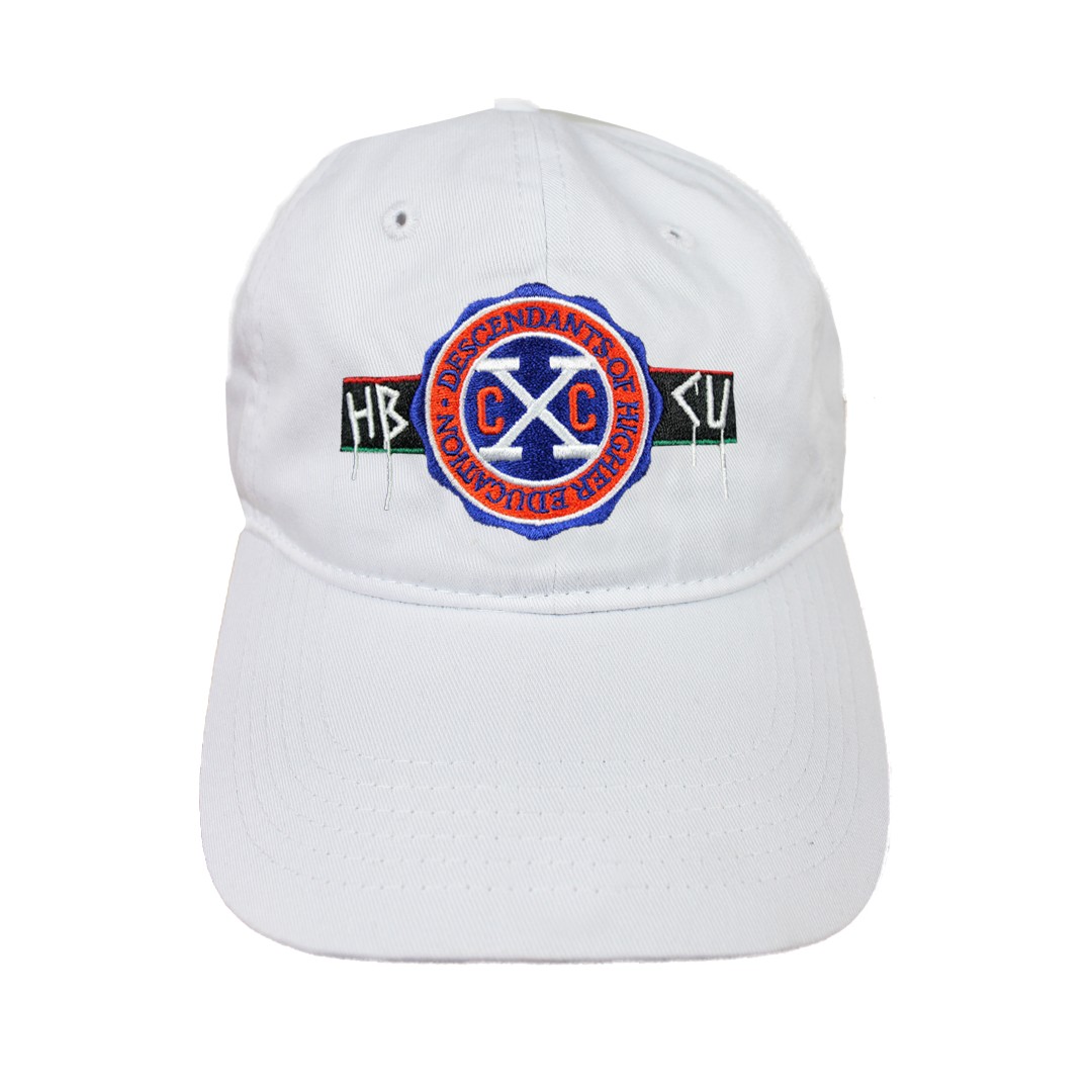 CrossColoursXHBCUDadHat_White_ CrossColoursXHBCUDadHat_White_