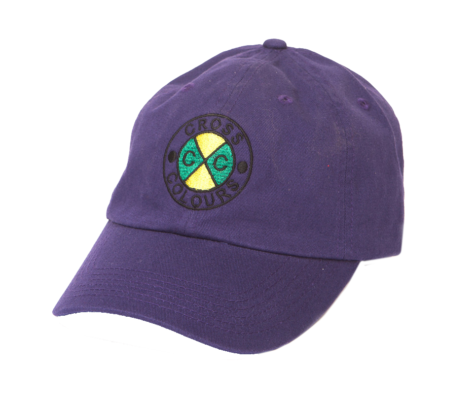 Cross Colours Classic Embroidered Dad Hat - Purple