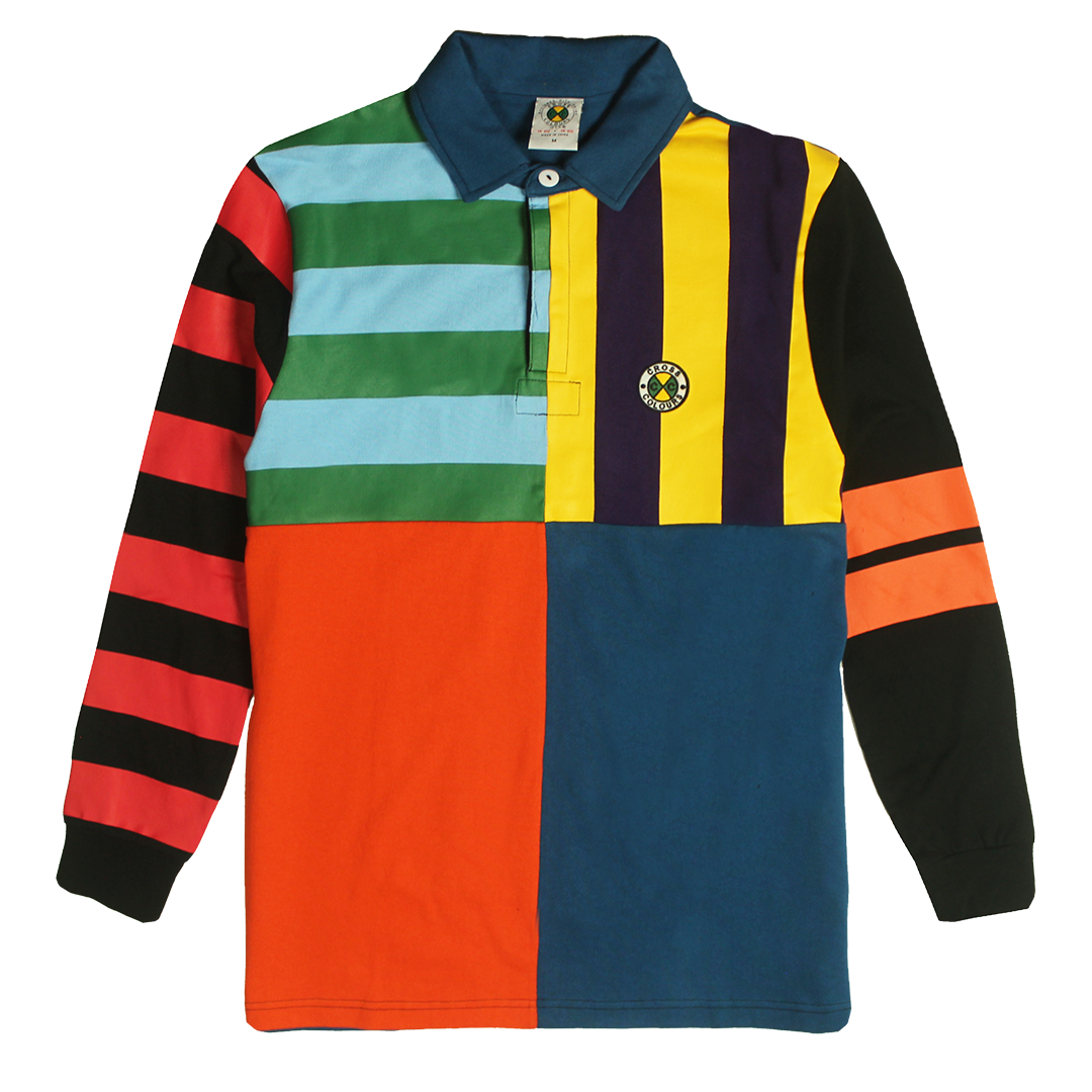 Cross Colours Multi Panel Rugby Top-Assorted