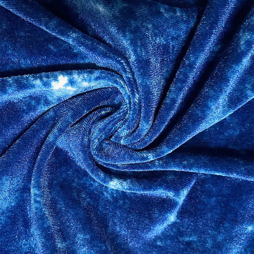 Alpha - Royal Blue, Velvet Fabric